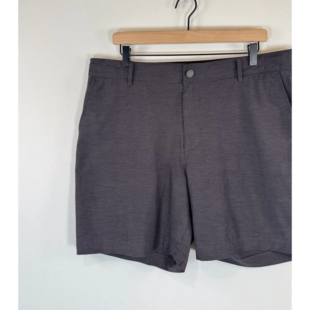 Faherty Men Shorts Black All Day Chino Performance Preppy Casual Stretch Size 35